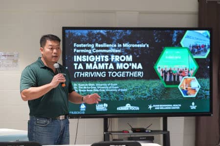Kuan-Ju Chen, an agricultural economist with UOG Land Grant