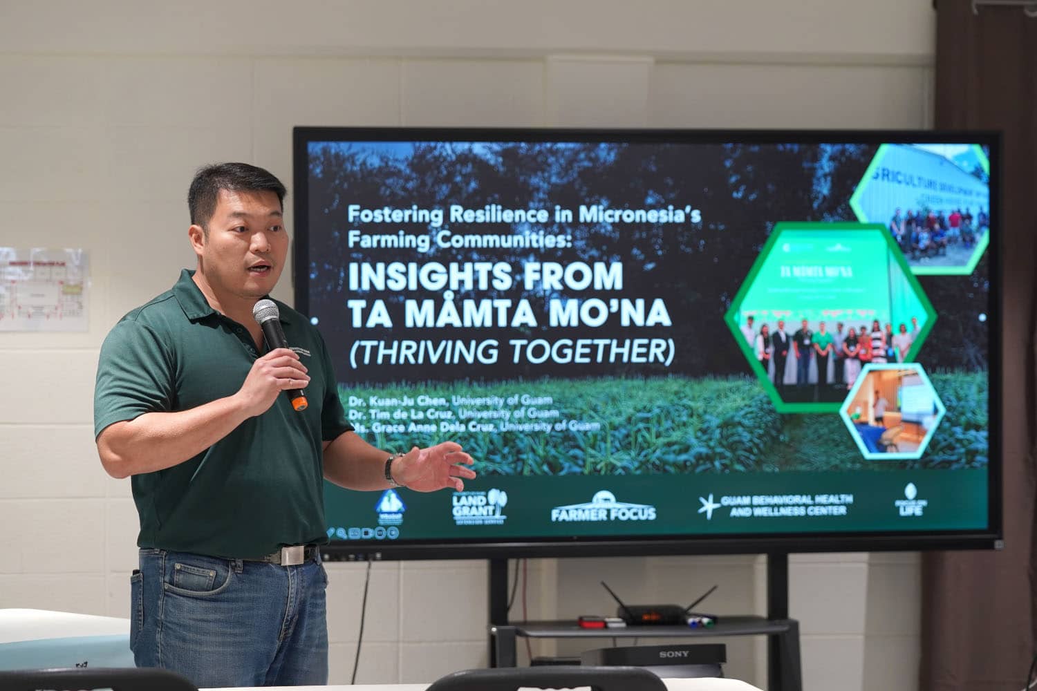 Kuan-Ju Chen, an agricultural economist with UOG Land Grant