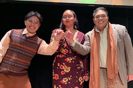 The University of Guam Theatre and Music programs present Stephen Sondheim’s Merrily We Roll Along, a Tony Award–winning musical running November 20–22 at the UOG Fine Arts Theatre. Featuring UOG students in a moving story of friendship, ambition, and the price of success, this production celebrates Sondheim’s timeless artistry with a nostalgic journey through the 1960s and 1970s.