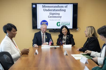 UOG and NYITCOM have launched Guam’s first medical doctor degree pathway. This partnership allows UOG students to transition directly into a Doctor of Osteopathic Medicine program, addressing physician shortages and building a local healthcare workforce.