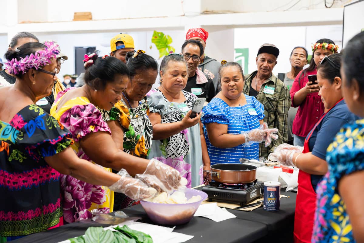 Cooking demonstration
