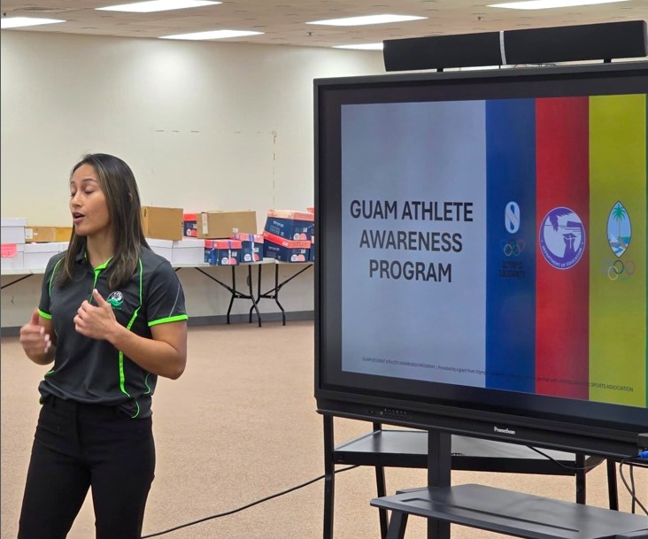 Lenora Matanane presenting