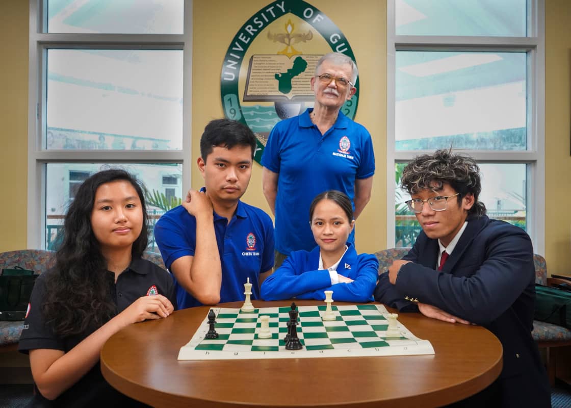 University of Guam Chess Team members 