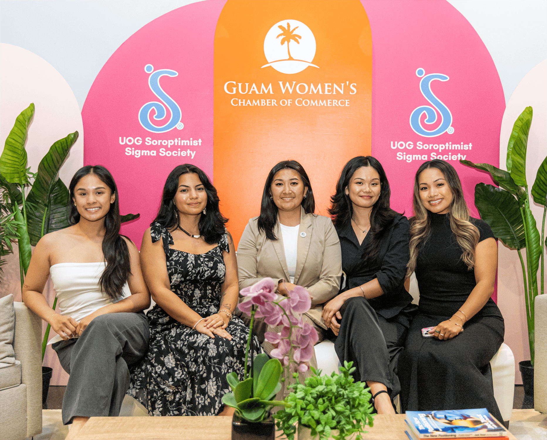 Keana Ardiente UOG with Sigma members