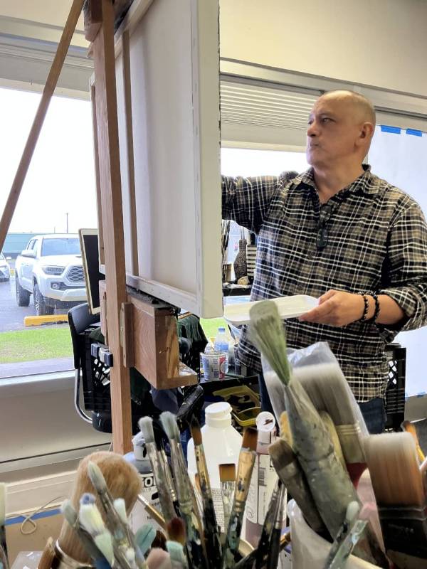 Ric Castro in studio