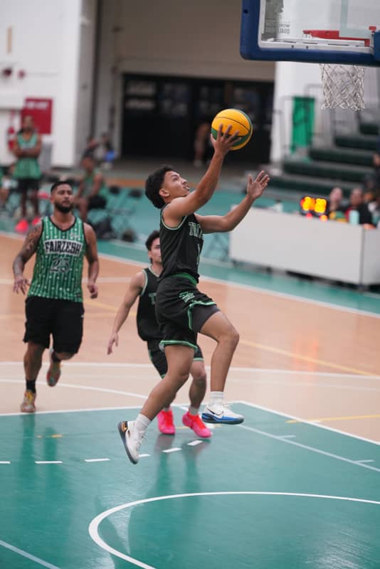 Triton going for the point