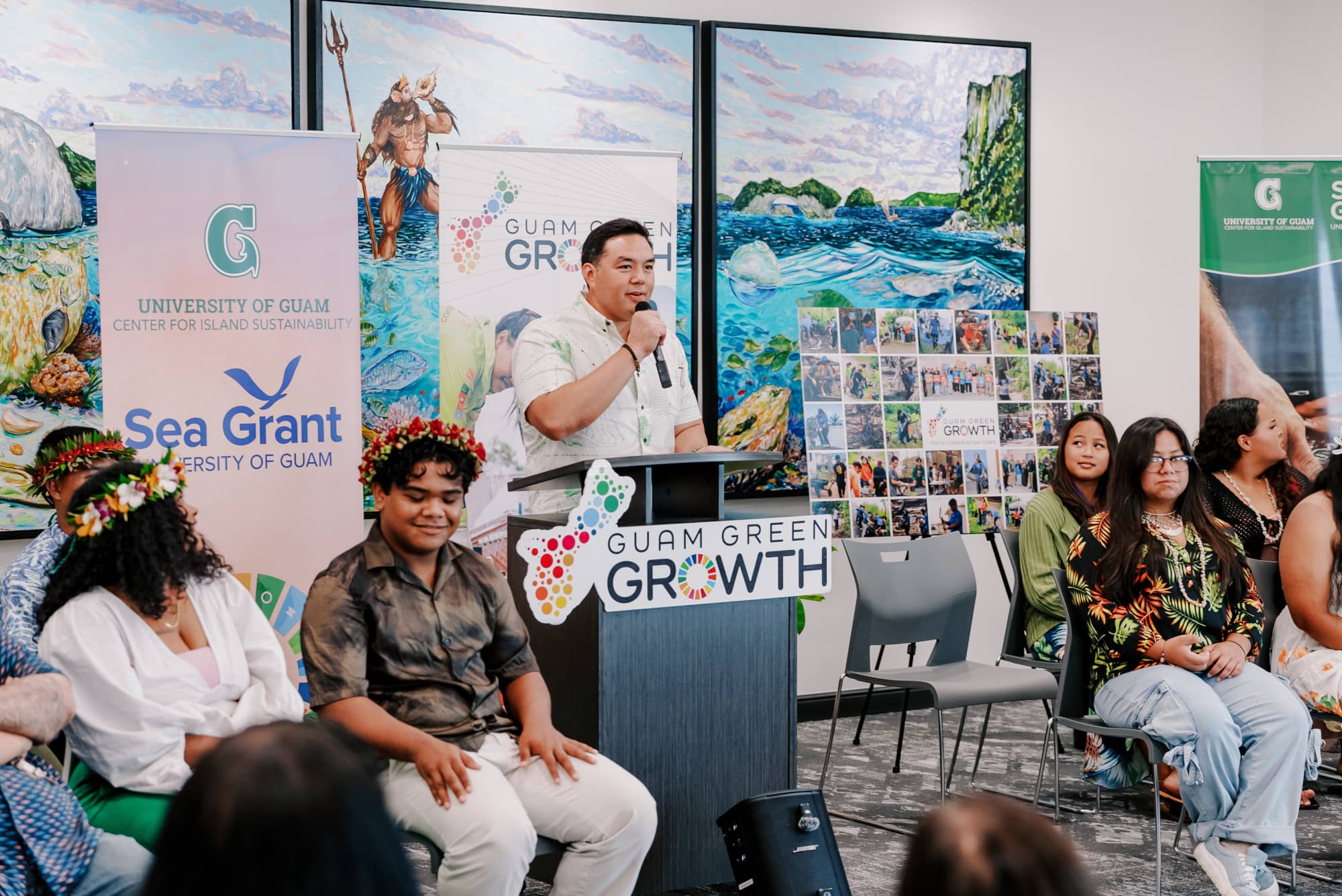 UOG Center for Island Sustainability and Sea Grant Director Austin Shelton, Ph.D.