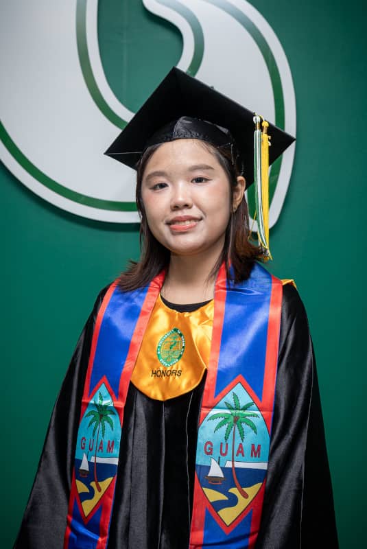 Chia-Chia Hsieh during graduation