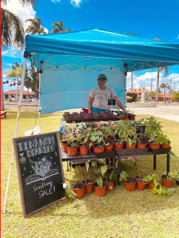 Katherine at market