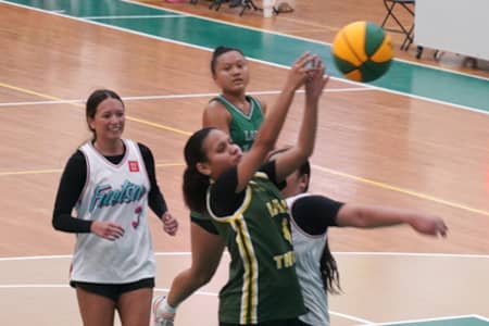 Fuetsa and BallHers opened the Lady Triton Super League season with dominant victories at the UOG Calvo Field House, as BallHers defeated JusForFuns 71–24 and Fuetsa rolled past the Lady Tritons 121–48. Get full game recaps, top scorers, and upcoming Super League matchups.