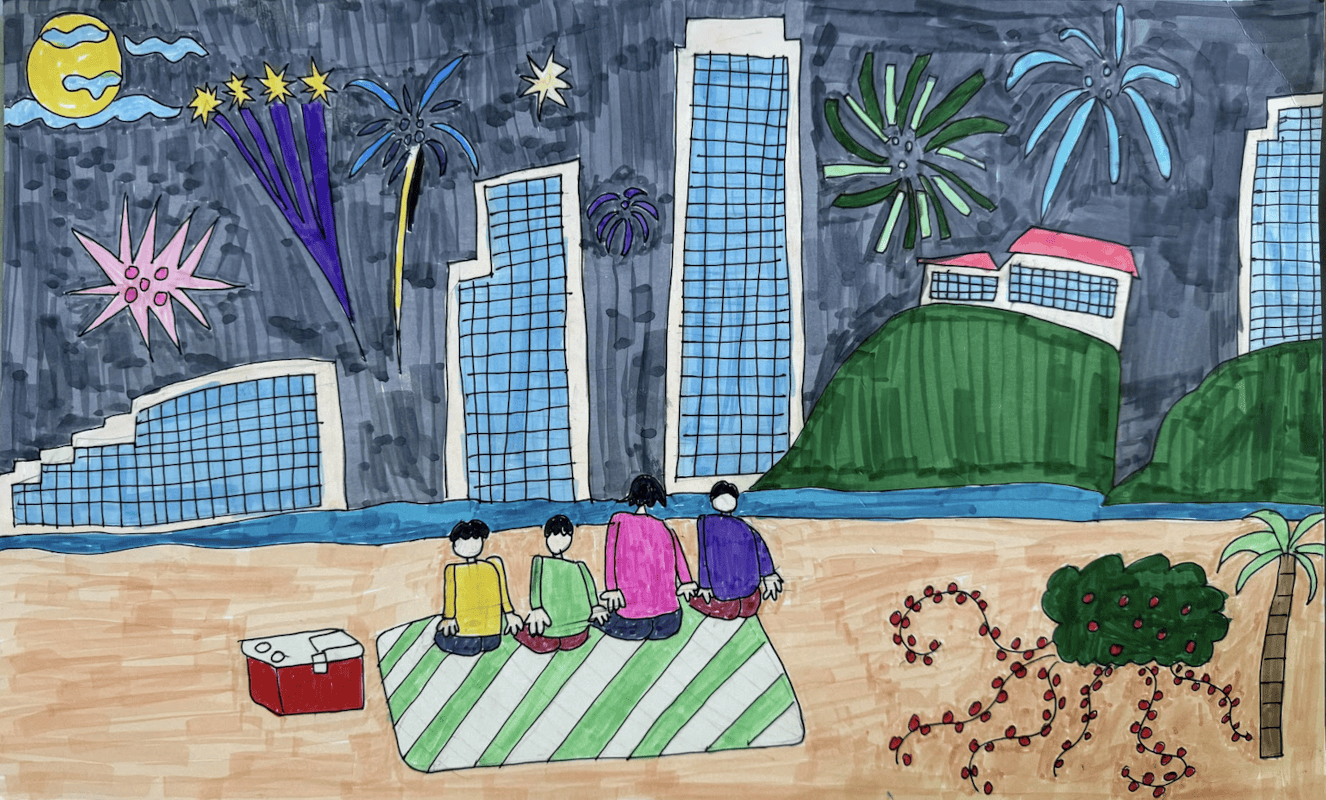 Landon Libao drawing