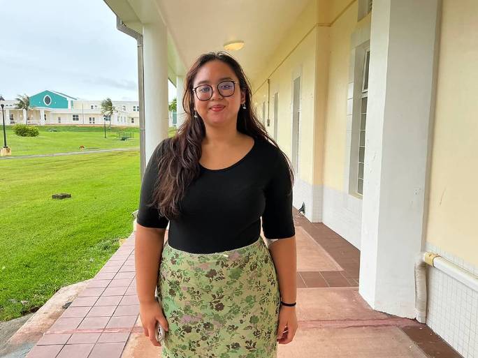 UOG senior Monica Cosico is a true “triple threat” in the performing arts—excelling in singing, dancing, and acting. As a Theatre and Communications double major, she has built an impressive résumé of performances, training, and behind-the-scenes work. From childhood choir to university productions, Cosico continues to refine her craft and inspire others to take the stage with confidence.