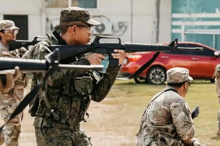 University of Guam ROTC cadets trained alongside Philippine ROTC cadets through the Guam National Guard’s State Partnership Program, strengthening cooperation, interoperability, and shared military readiness. The exchange focused on teamwork, capability-building, and fostering regional security ties between Guam and the Philippines.