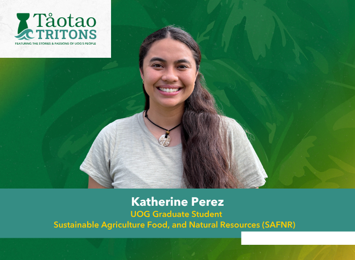 UOG alumna Katherine Perez is helping shape Guam’s future through sustainable agriculture and farming.