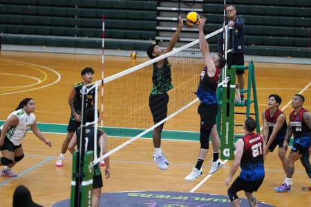 The UOG Tritons and the Phantoms advanced to the Triton Men’s Volleyball League Championship after semifinal wins at the UOG Calvo Field House. The undefeated Tritons outlasted the Andersen Bombers in straight sets, while the Phantoms defeated Southern Sutteru 3–1 in a hard-fought battle. The championship and third-place matches are set for October 7, with live streaming on UOG Athletics’ Facebook page.
