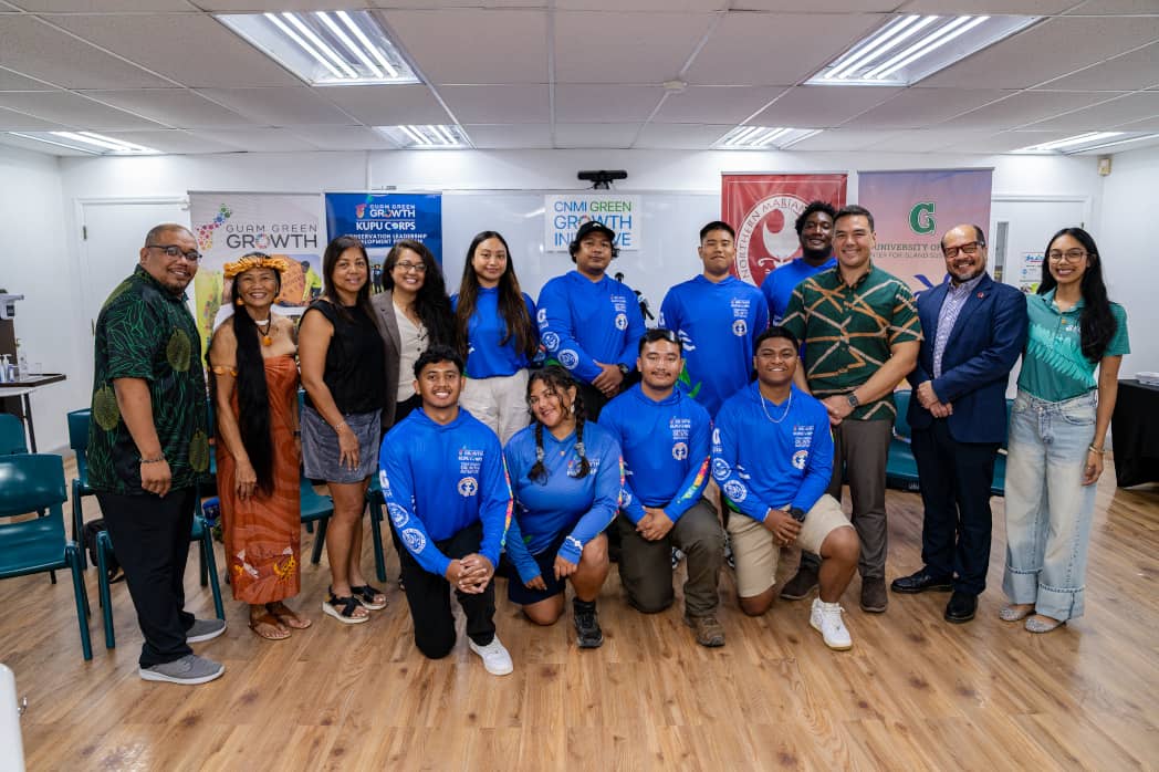 Members of the CNMI Green Growth Kupu Corps.