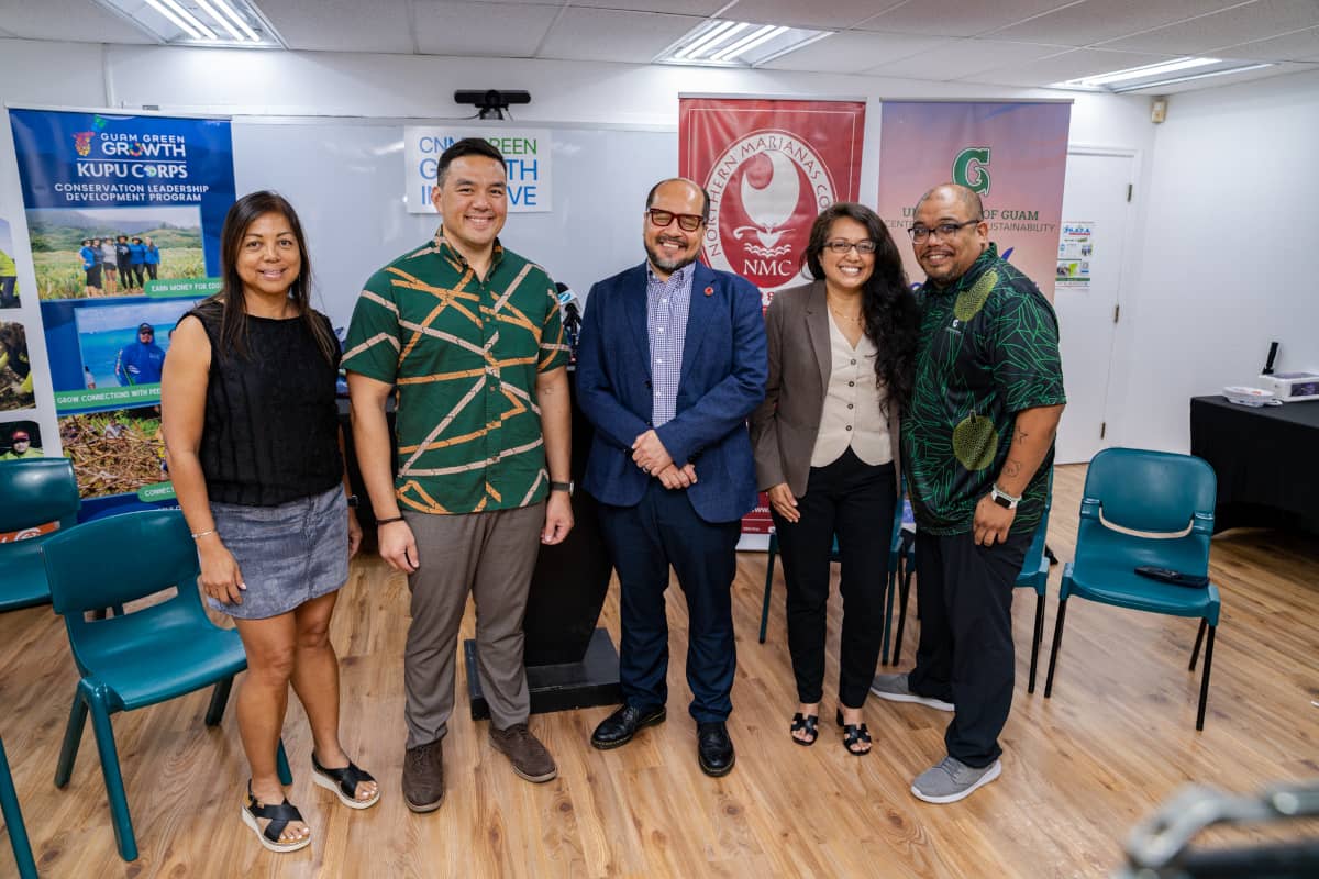 Partners from the University of Guam and Northern Marianas College 