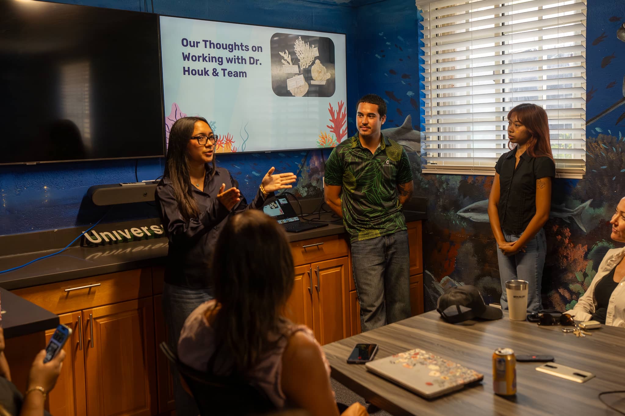 Fellows presents their thoughts after working with the REEF program