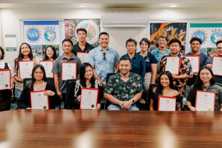 University of Guam students were honored by the Guam Legislature for excellence at the SACNAS NDiSTEM Conference, where they represented Guam on a national stage and earned awards for outstanding STEM research in conservation, engineering, and environmental science.