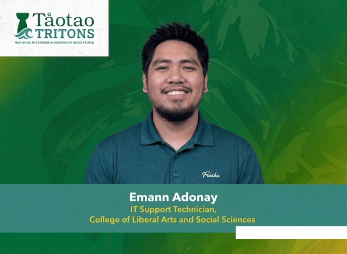 UOG’s Emann Adonay shapes Guam’s music scene as a producer and independent artist.