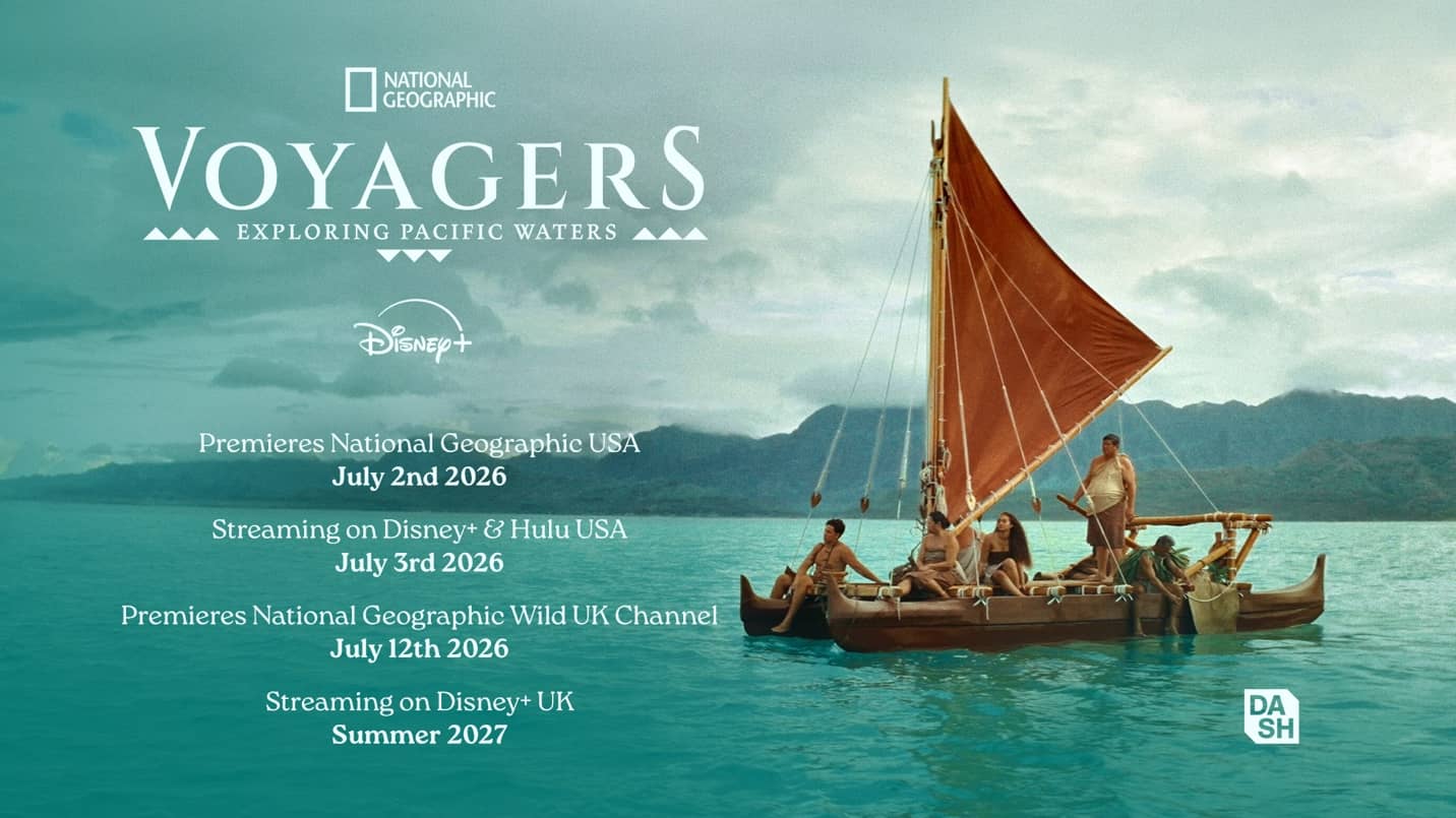 National Geographic documentary Voyagers graphic