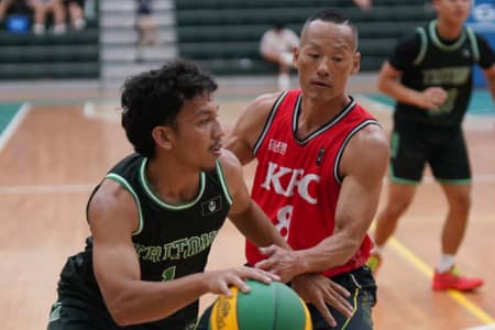 KFC Guam Select defeats UOG Tritons 87-56 as Triton League resumes after typhoon delays.