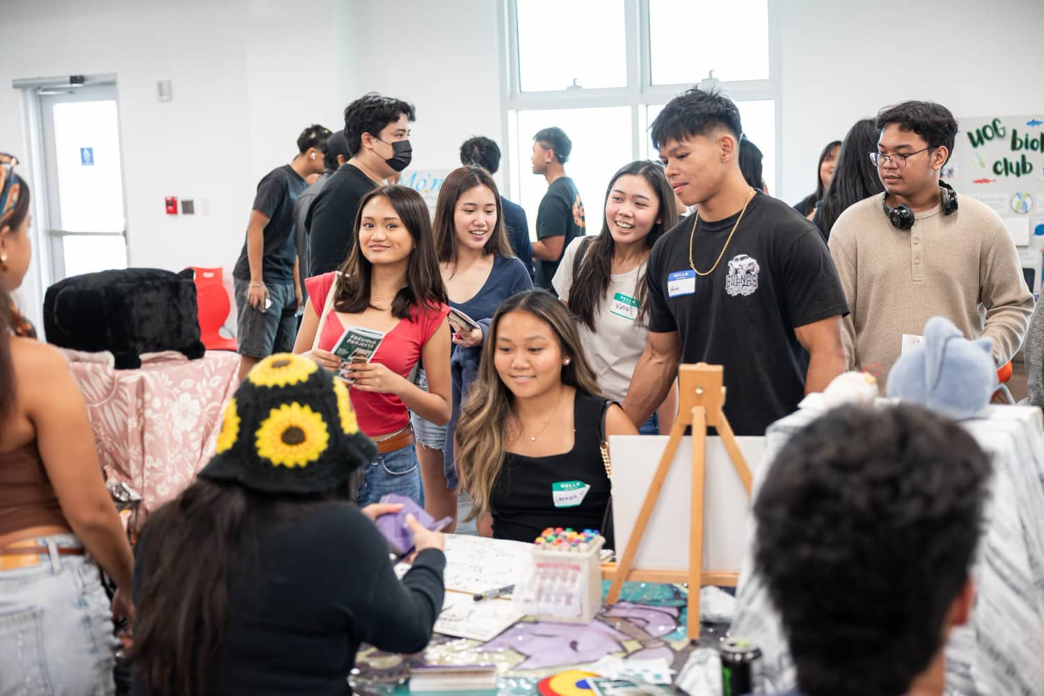 University of Guam students gather at New Triton Orientation