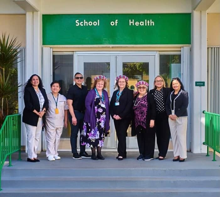 University of Guam administrators and nursing faculty join representatives from the Accreditation Commission for Education in Nursing (ACEN)