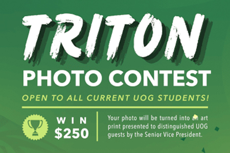The University of Guam’s Office of the Senior Vice President and Provost invites all UOG students to use a lens to share their unique perspectives of the campus in the Triton Photo Contest.