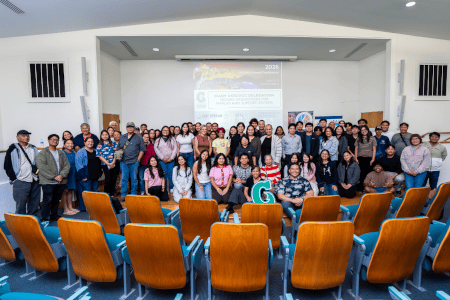 UOG SACNAS family posing for a photo