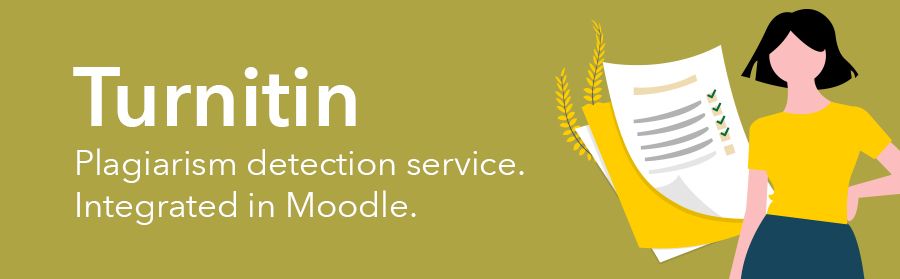 Graphic: Turnitin is a plagiarism checker tool