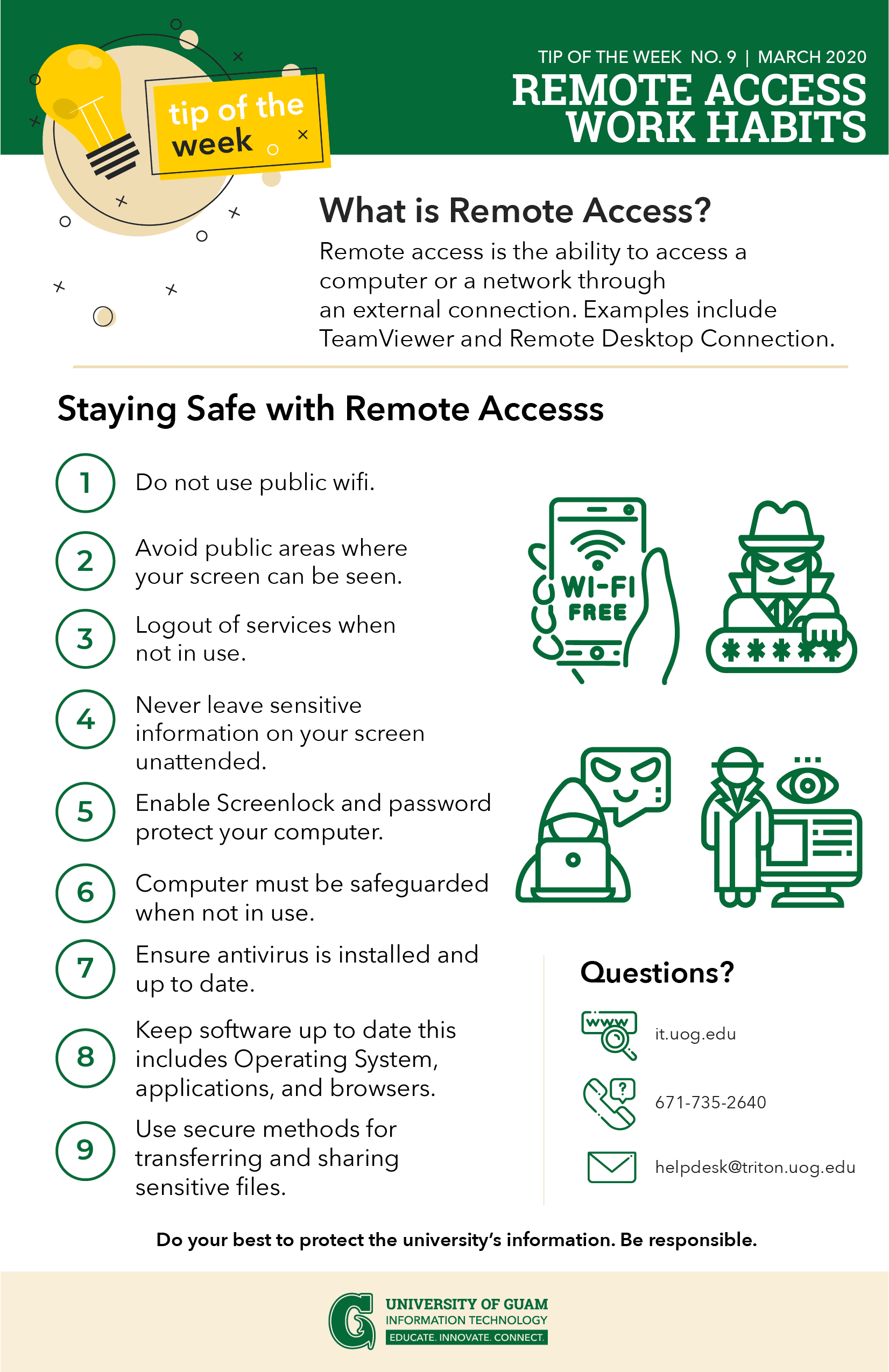 Inforgraph about Remote Access