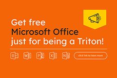 Get FREE Microsoft Office just for being a Triton!