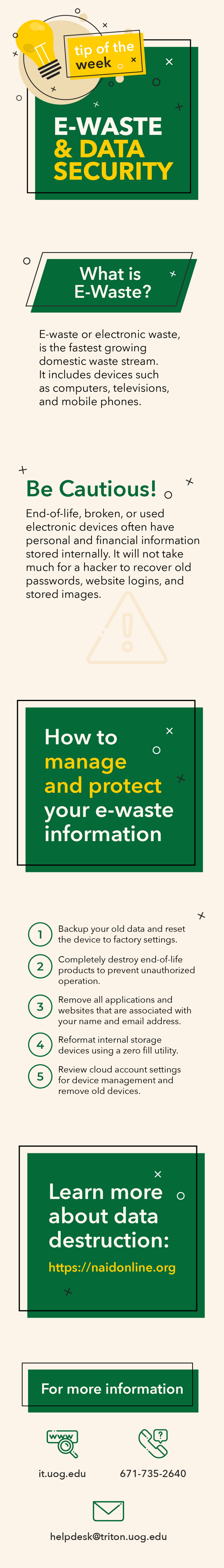 Inforgraph about E-waste