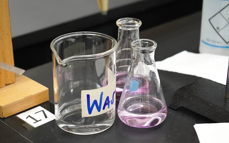 chemistry beakers