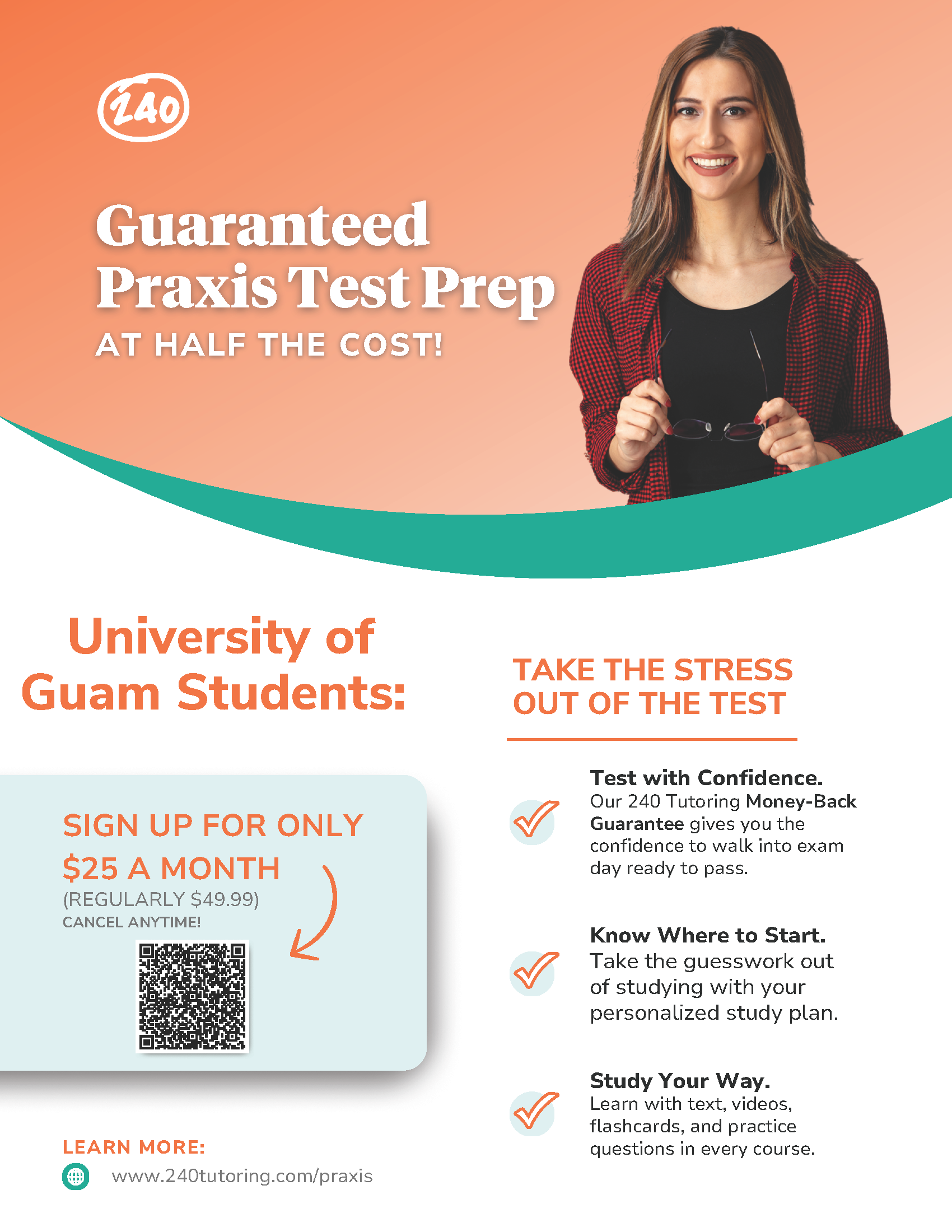 240 Tutoring UOG Student Discount