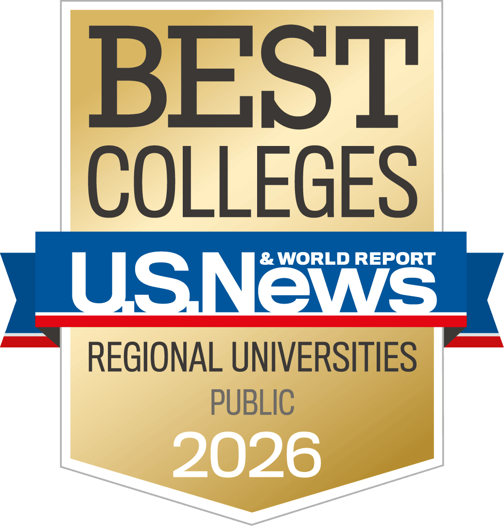 US News and World Report's Best Colleges Regional Universities Public 2026 badge