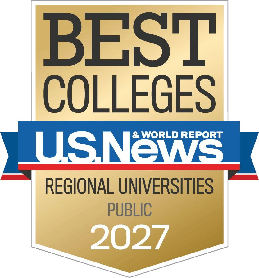 US News and World Report's Best Colleges Regional Universities Public 2027 badge