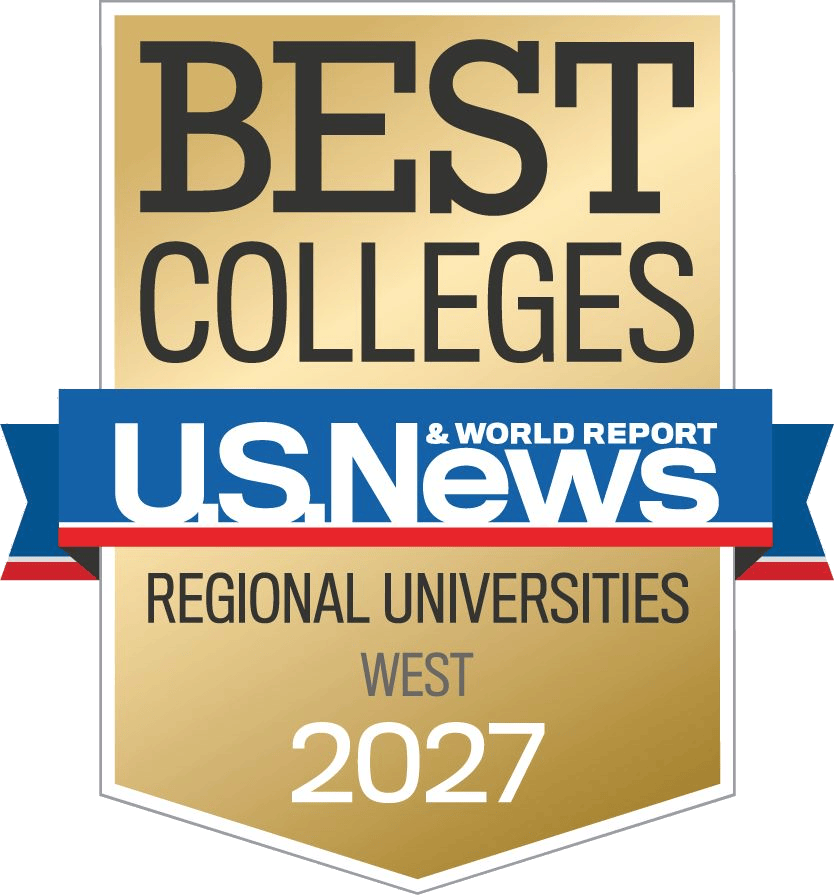 US News and World Report's Best Colleges Regional Universities West 2027 badge